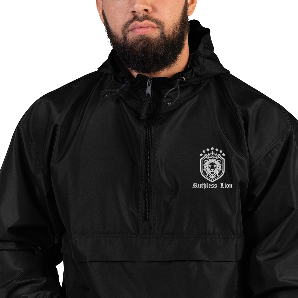 Embroidered Champion Packable Ruthless Lion Jacket